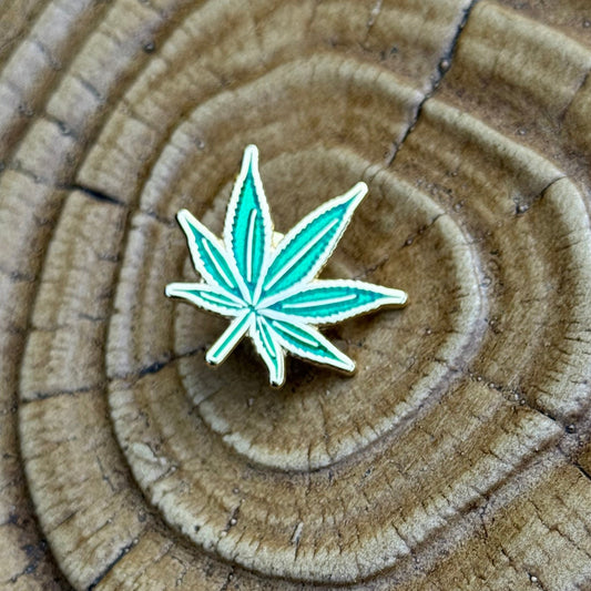 Demon Weed Enamel Pin