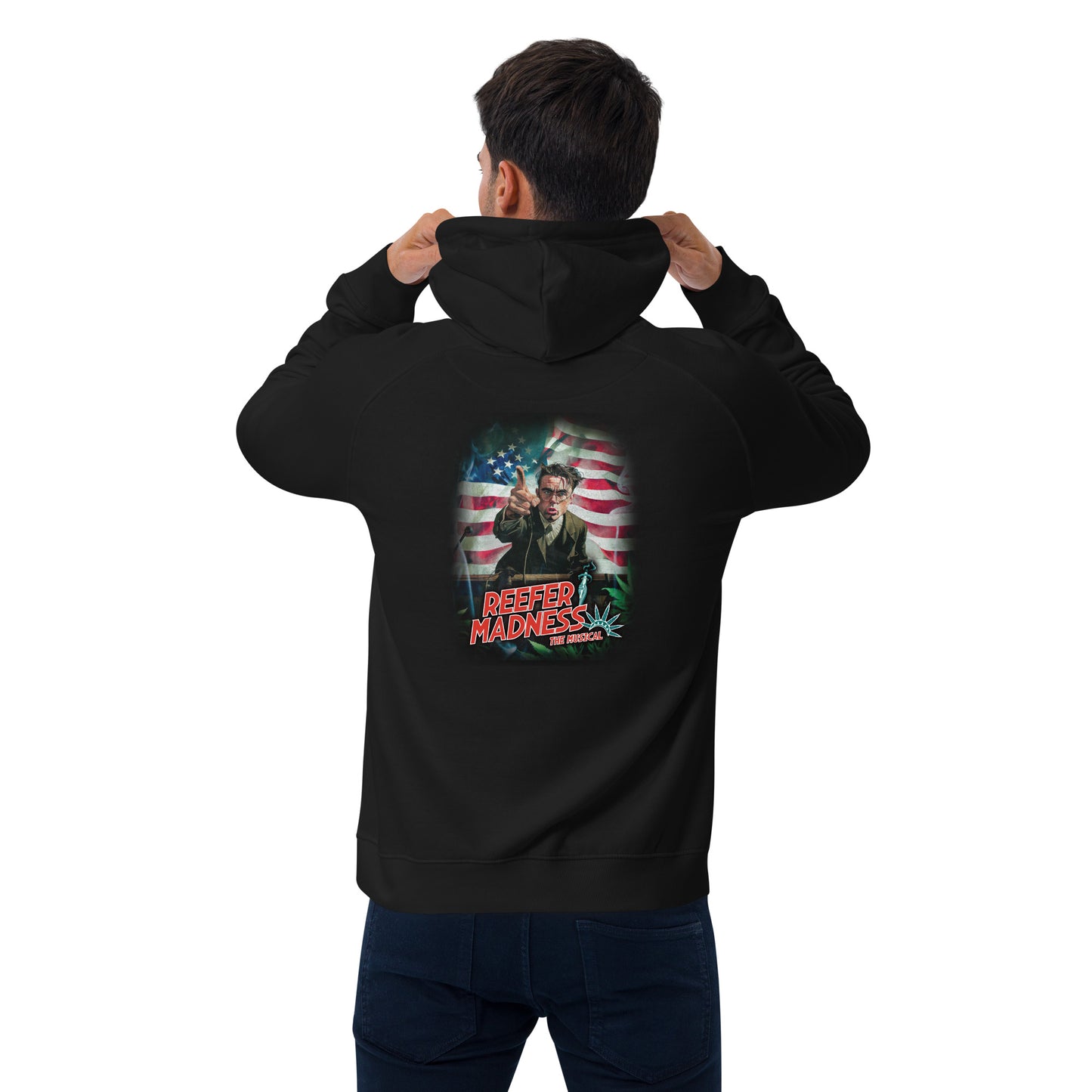 Unisex eco raglan hoodie