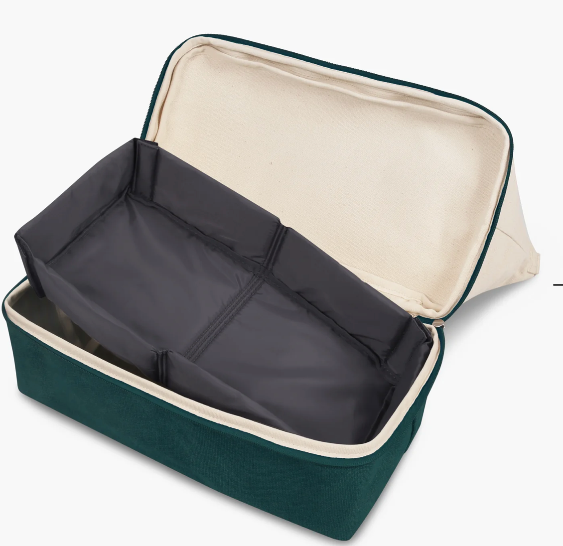 catalina deluxe tote travel tote bag Lo & Sons: Catalina Deluxe Tote in Black Eco Friendly Canvas