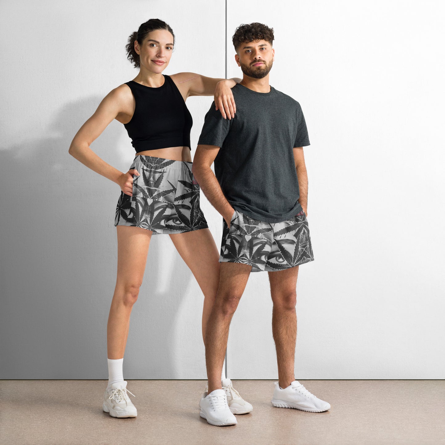 Reefer Madness All-Over Print Athletic Shorts — front view