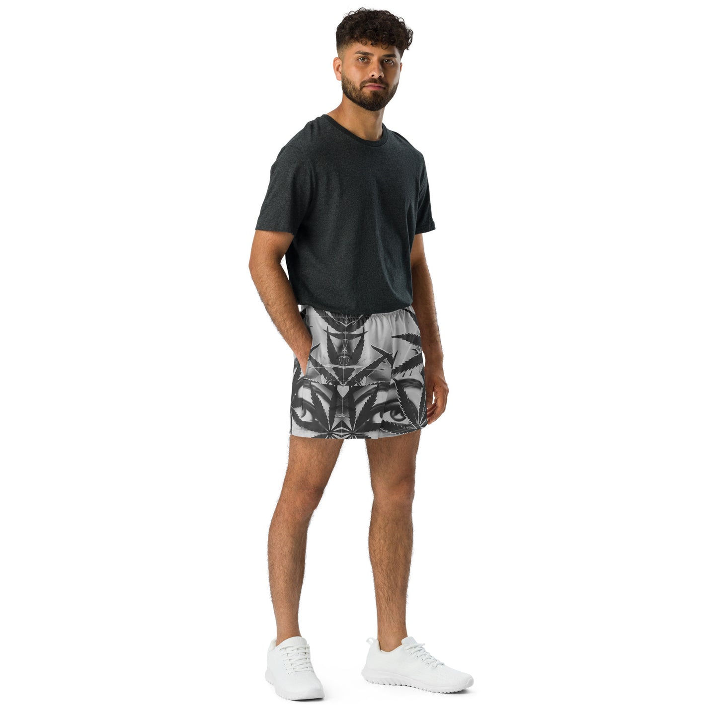 Reefer Madness All-Over Print Athletic Shorts — front view