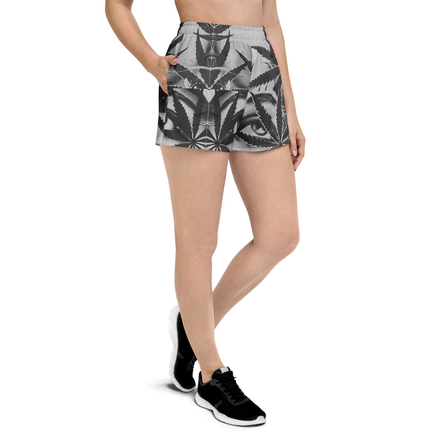 Reefer Madness All-Over Print Athletic Shorts — right side view