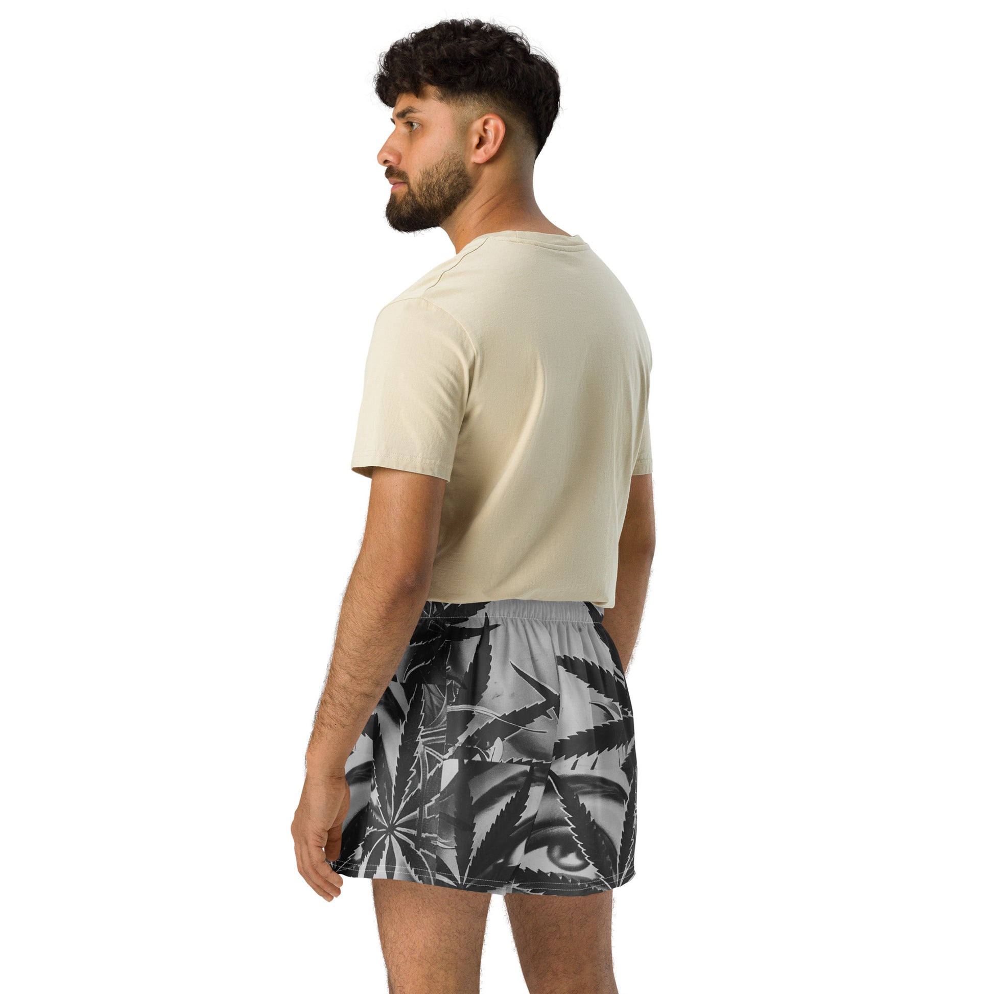 Reefer Madness All-Over Print Athletic Shorts — back view