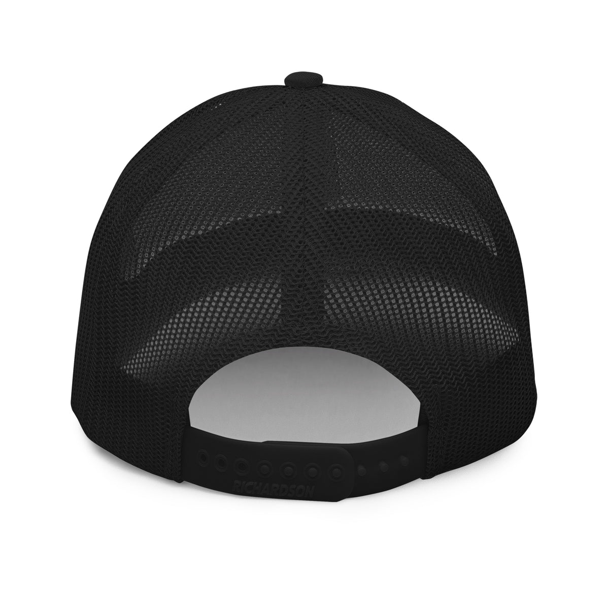Reefer Madness Snapback Trucker Cap in black — back view