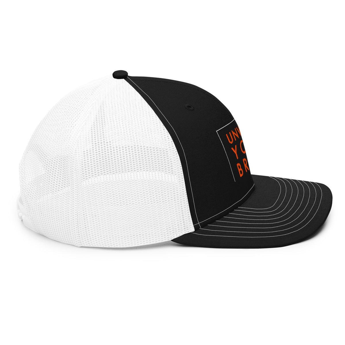 Reefer Madness Snapback Trucker Cap in black white