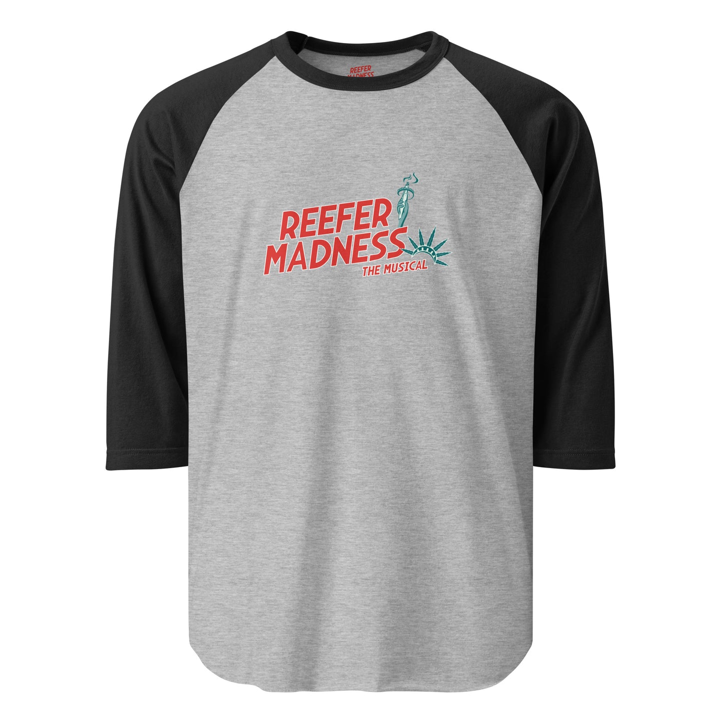 3/4 sleeve raglan shirt
