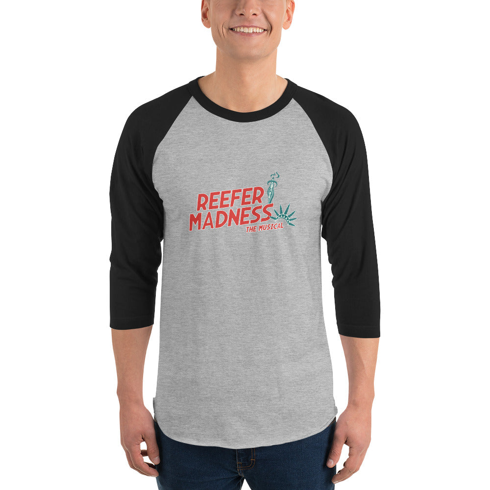 3/4 sleeve raglan shirt