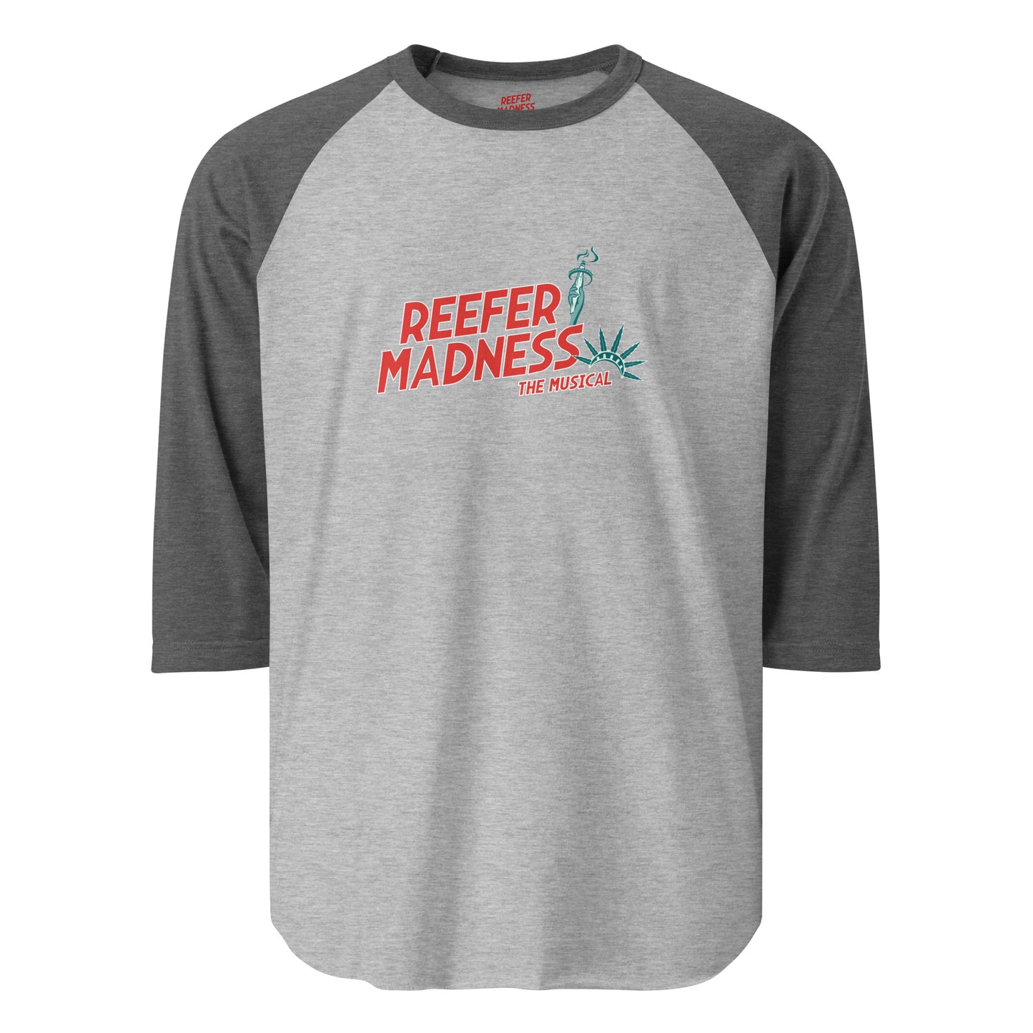 3/4 sleeve raglan shirt