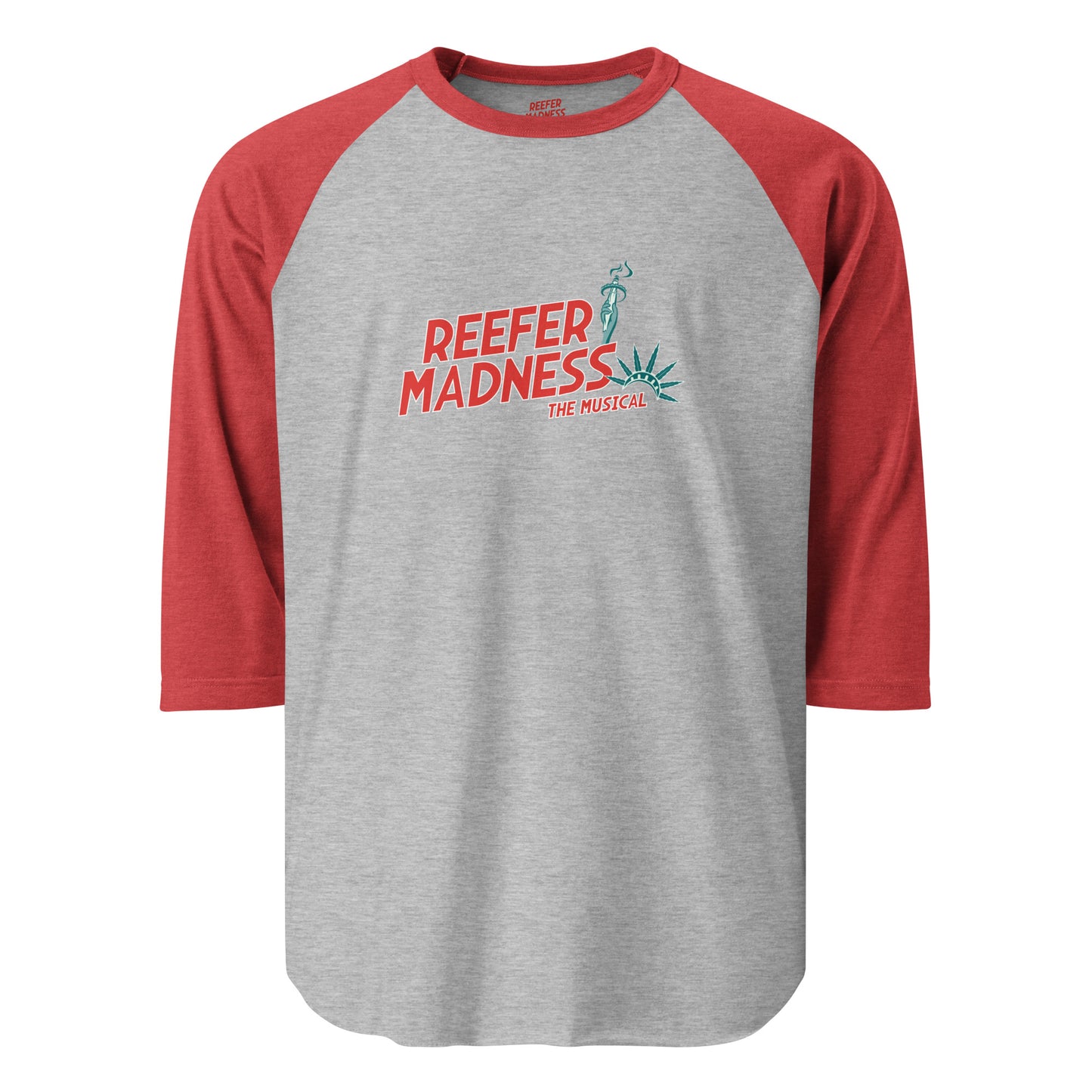 3/4 sleeve raglan shirt